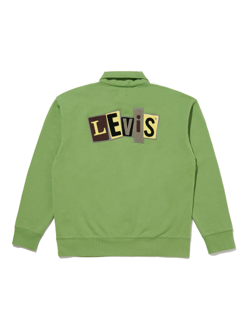 LEVI'S® SKATE ハーフジップシャツ グリーン JADE GREEN｜リーバイス 